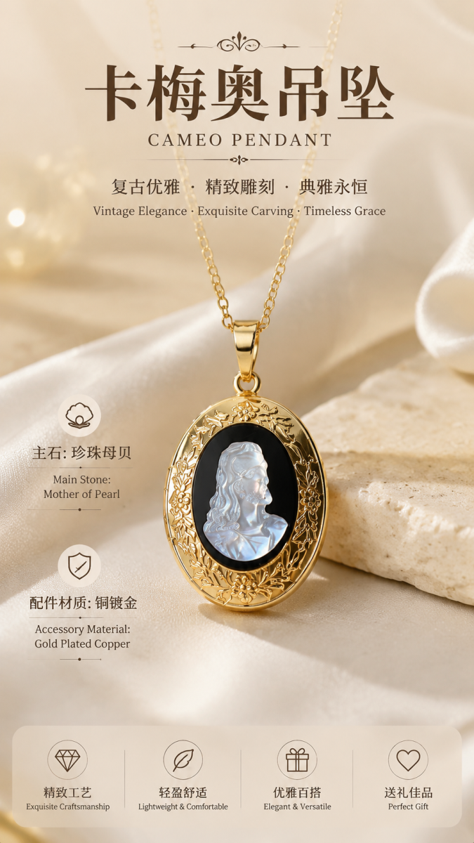 CAMEO PENDANT